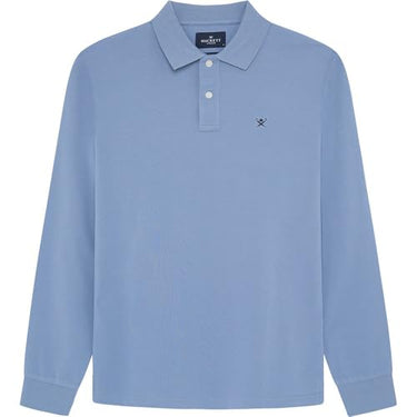 Hackett London Herren Slim Fit Logo Polo Shirt, 913light Grey Marl, EU im Sale